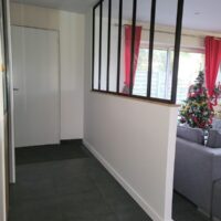 Cloison avec verrière sur tablette FG RENOV